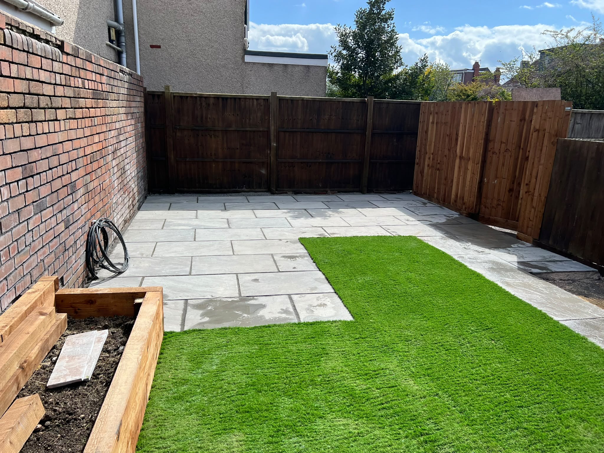 RT Landscaping completed project
